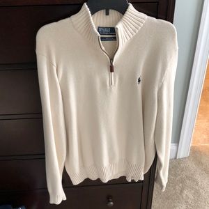 1/4 zip Polo sweater
